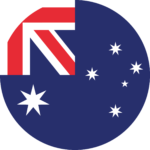 Round Australia Flag